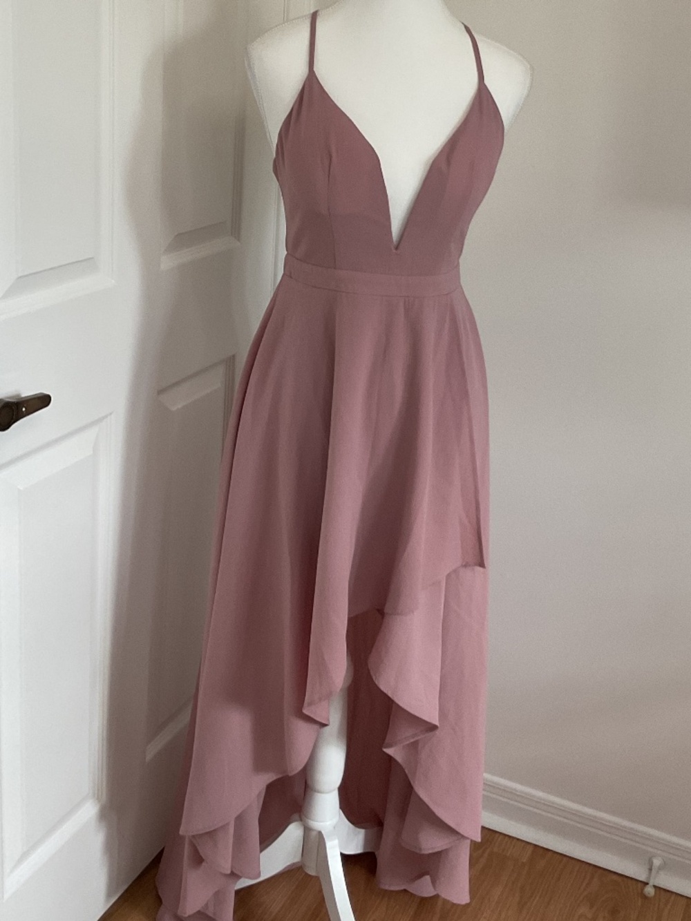 ⭐️Luxxel Dusty Rose High Low Dress from Honey’s - size S
